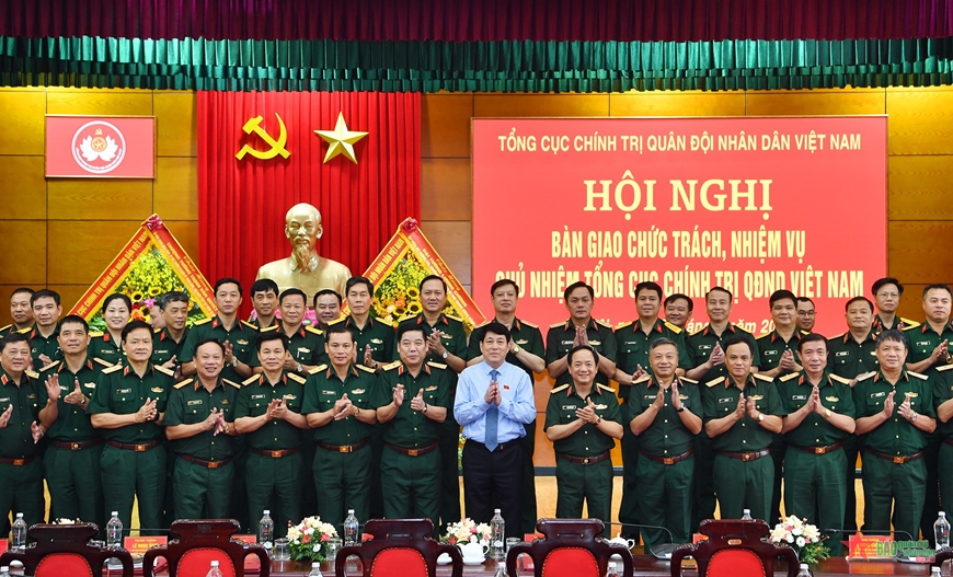 Thường trực Ban Bí thư Lương Cường: Tập thể Ban Chủ nhiệm Tổng cục Chính trị QĐND Việt Nam tiếp tục phát huy truyền thống, hoàn thành xuất sắc mọi nhiệm vụ được giao