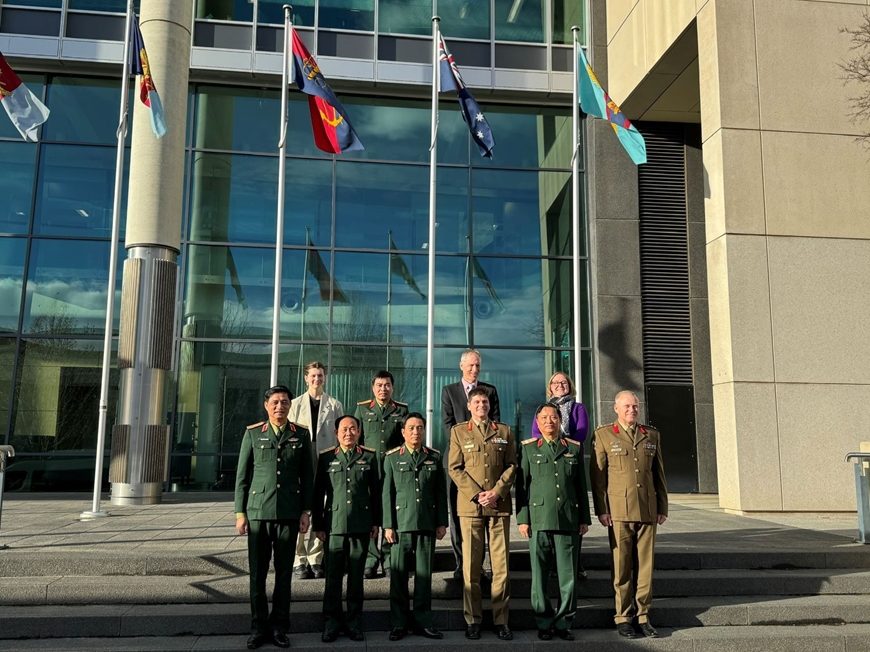 Hợp t&aacute;c đ&agrave;o tạo l&agrave; điểm s&aacute;ng trong quan hệ hợp t&aacute;c quốc ph&ograve;ng Việt Nam-Australia