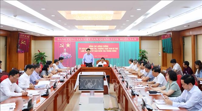 Thường trực Ban Bí thư Lương Cường: Kiểm tra tập trung vào những lĩnh vực dễ nảy sinh vi phạm