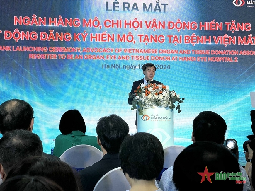 Bệnh viện Mắt Hà Nội 2 ra mắt Ngân hàng mô