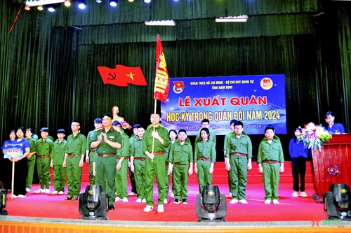 Nam Định tổ chức lễ xuất quân “Học kỳ trong Quân đội” năm 2024