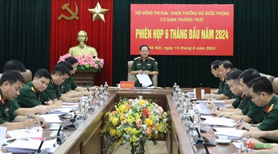 View - 	Thượng tướng Trịnh Văn Quyết chủ trì Phiên họp Cơ quan Thường trực