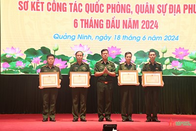 View - 	Bộ CHQS tỉnh Quảng Ninh: Sơ kết công tác quốc phòng, quân sự