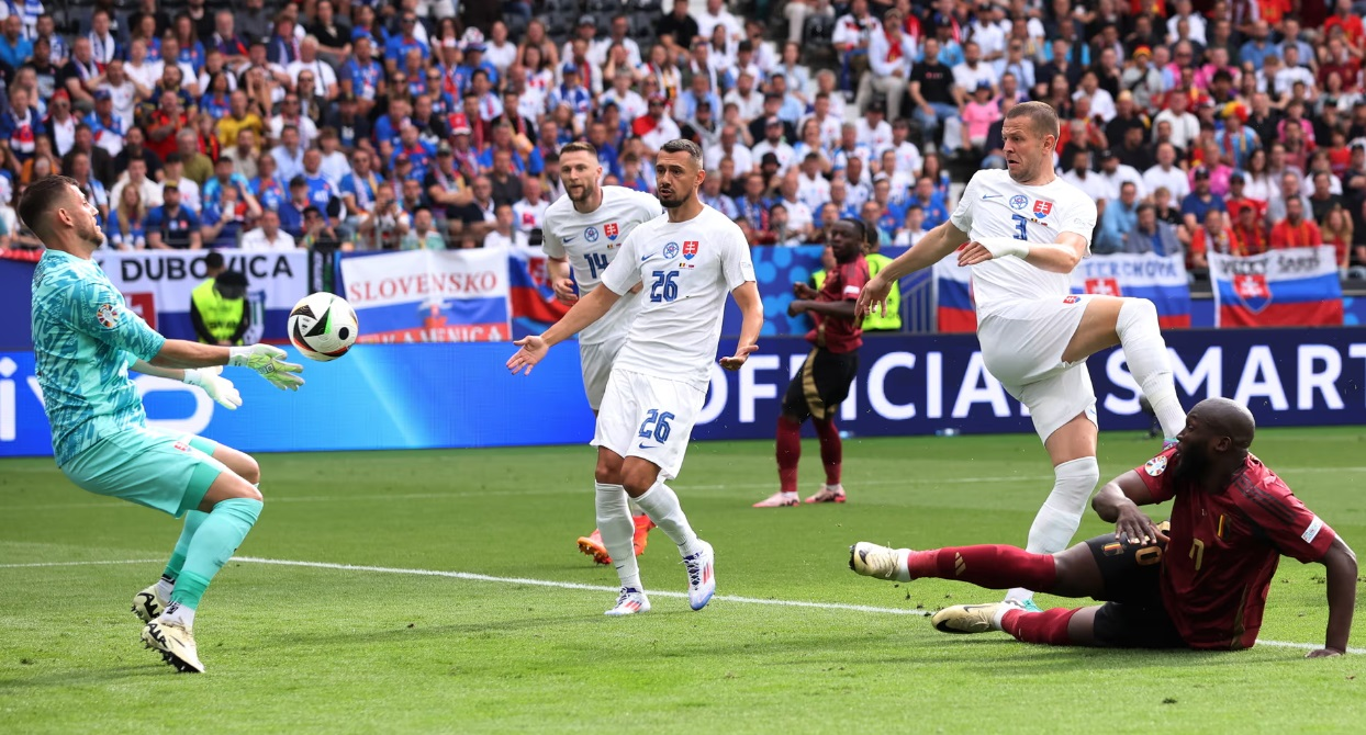 Video bàn thắng trận Bỉ 0-1 Slovakia (bảng E Euro 2024): Lukaku vô duyên