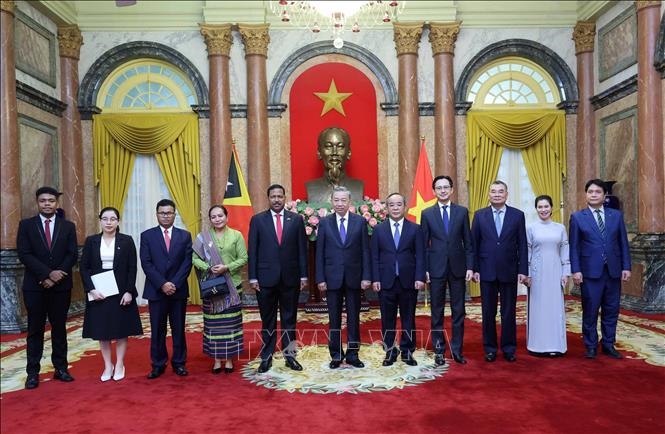 Chủ tịch nước Tô Lâm tiếp Đại sứ các nước trình Quốc thư