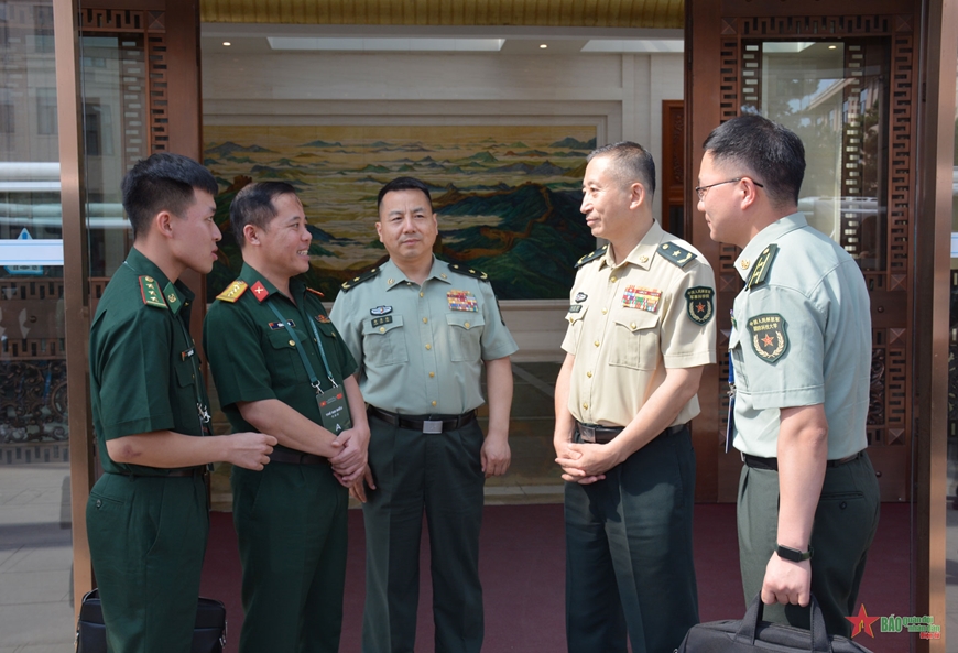 Chương trình giao lưu sĩ quan trẻ Việt Nam-Trung Quốc năm 2024 thành công tốt đẹp