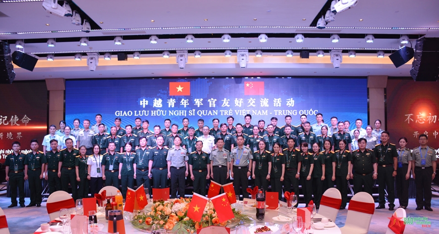 Chương trình giao lưu sĩ quan trẻ Việt Nam-Trung Quốc năm 2024 thành công tốt đẹp