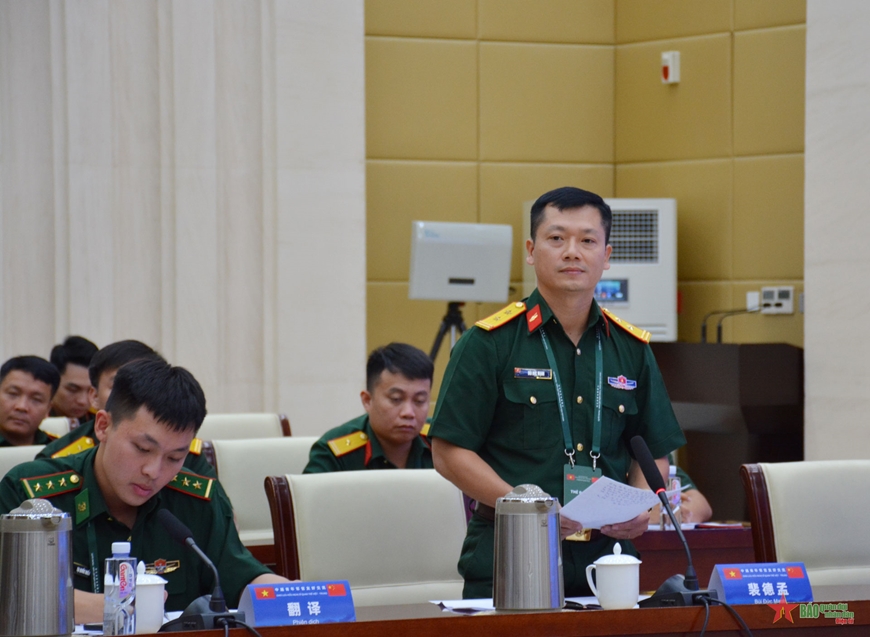 Chương trình giao lưu sĩ quan trẻ Việt Nam-Trung Quốc năm 2024 thành công tốt đẹp