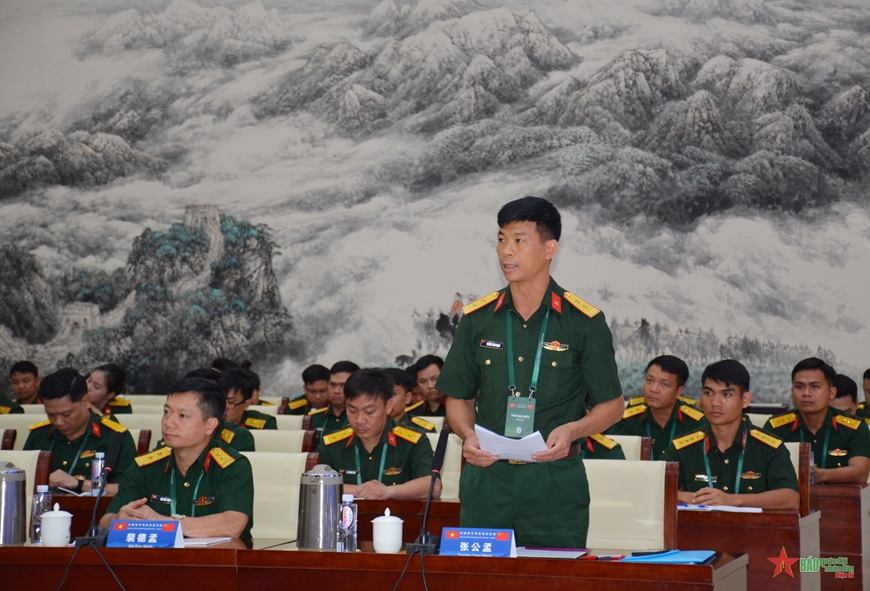 Chương trình giao lưu sĩ quan trẻ Việt Nam-Trung Quốc năm 2024 thành công tốt đẹp
