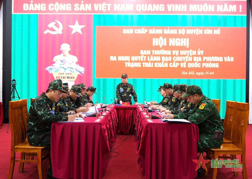 Huyện Sìn Hồ (tỉnh Lai Châu) khai mạc diễn tập khu vực phòng thủ