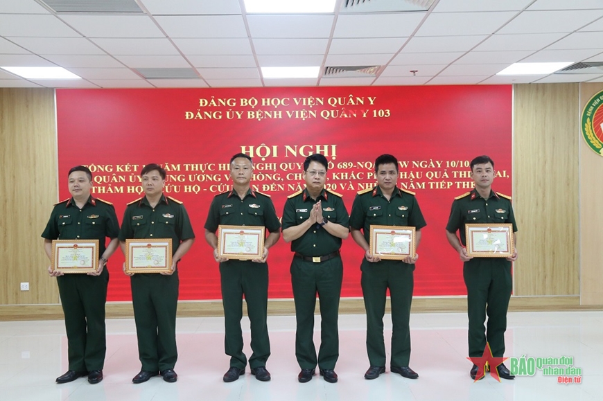 Bệnh viện Quân y 103 tổng kết 10 năm thực hiện Nghị quyết số 689 của Quân ủy Trung ương