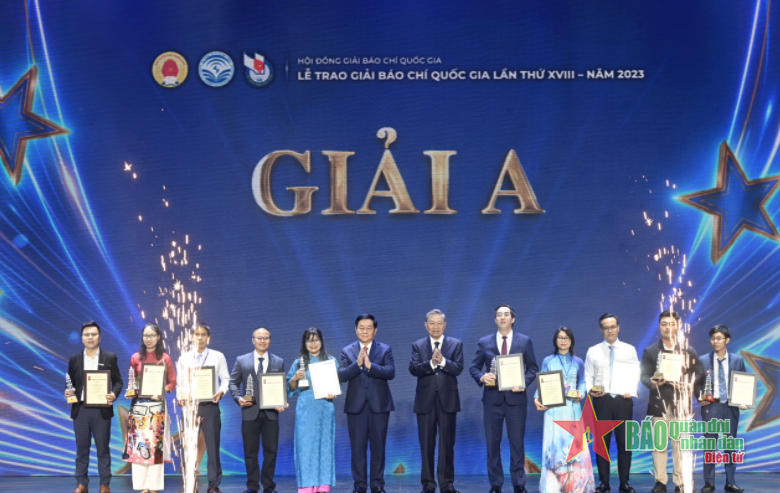 Báo Quân đội nhân dân đoạt 3 giải thưởng Giải Báo chí quốc gia lần thứ XVIII - năm 2023