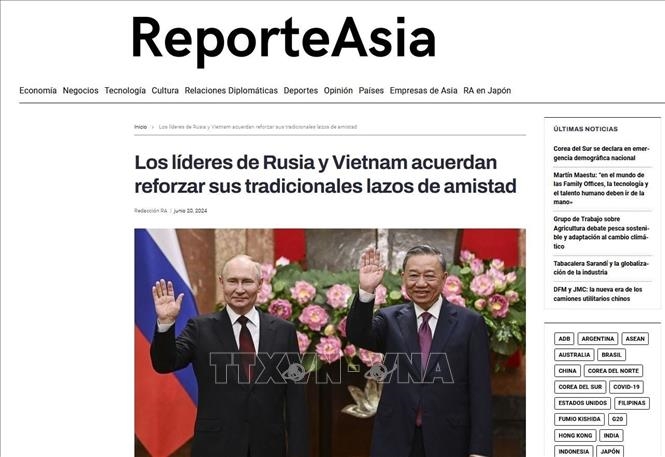 Truyền thông Argentina đưa tin đậm nét về chuyến thăm Việt Nam của Tổng thống Nga Putin