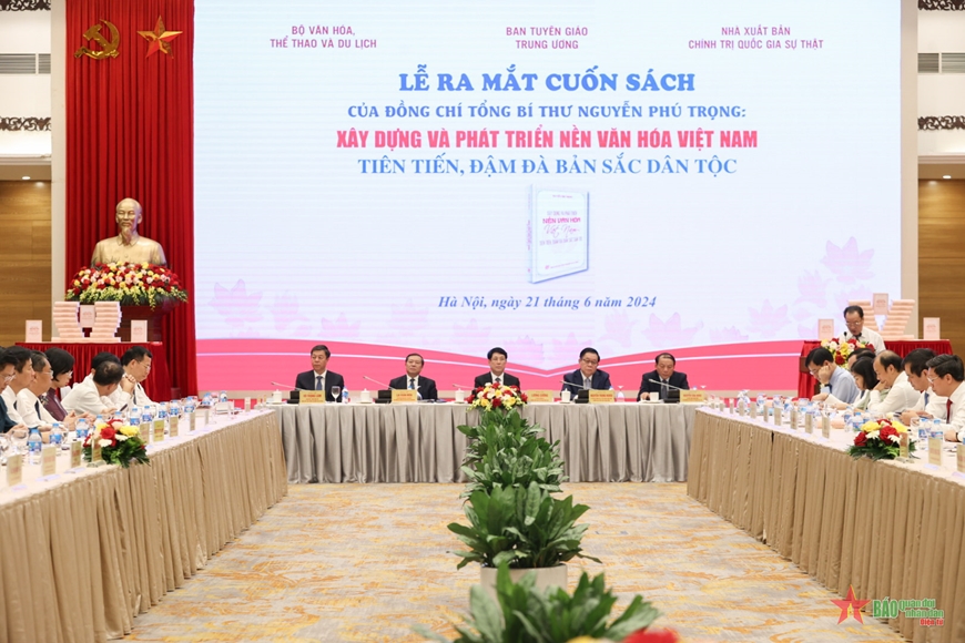 View - 	Ra mắt sách của Tổng Bí thư Nguyễn Phú Trọng về phát triển văn hóa VN