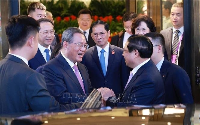 Thủ tướng Phạm Minh Chính hội đàm với Thủ tướng Quốc vụ viện Trung Quốc Lý Cường