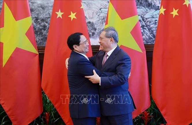 Thủ tướng Phạm Minh Chính hội đàm với Thủ tướng Quốc vụ viện Trung Quốc Lý Cường