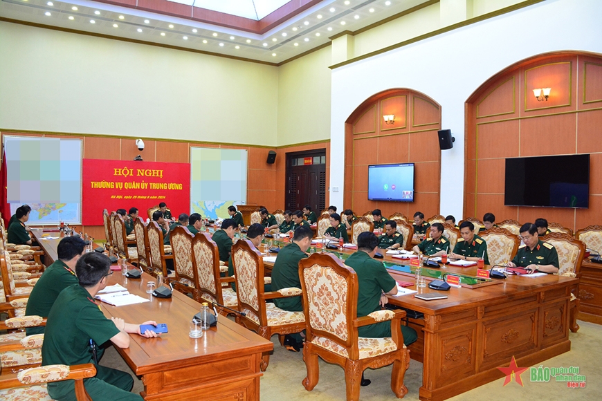 View - 	Đại tướng Phan Văn Giang chủ trì Hội nghị Thường vụ Quân ủy Trung ương