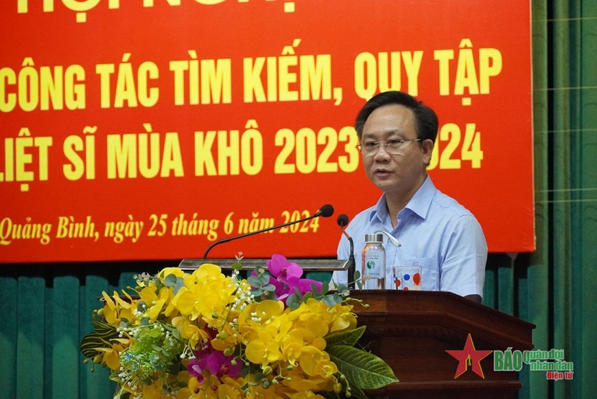 Quảng Bình: Tổng kết công tác tìm kiếm, quy tập hài cốt liệt sĩ mùa khô 2023-2024