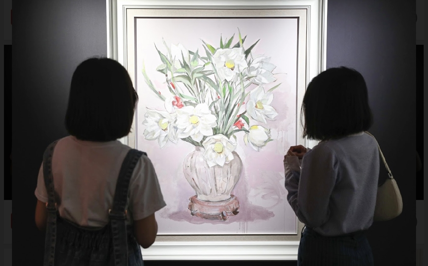 Giới thiệu 18 tác phẩm hội họa chủ đề hoa sen