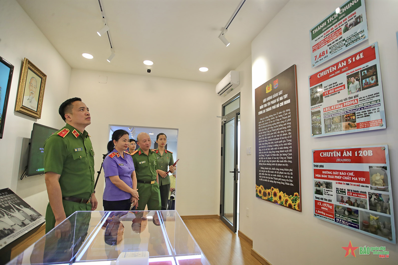 Công an TP Hồ Chí Minh khánh thành không gian triển lãm đấu tranh tội phạm ma túy