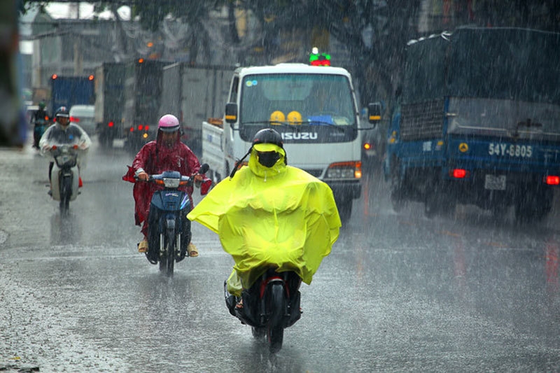 Thời tiết hôm nay (27-6): Hà Nội nhiều mây, mưa to đến rất to
