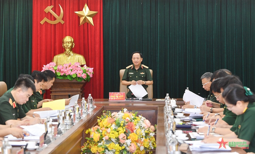 Thượng tướng Trịnh Văn Quyết: Chuẩn bị chu đáo Hội nghị sơ kết CTĐ, CTCT 6 tháng đầu năm 2024