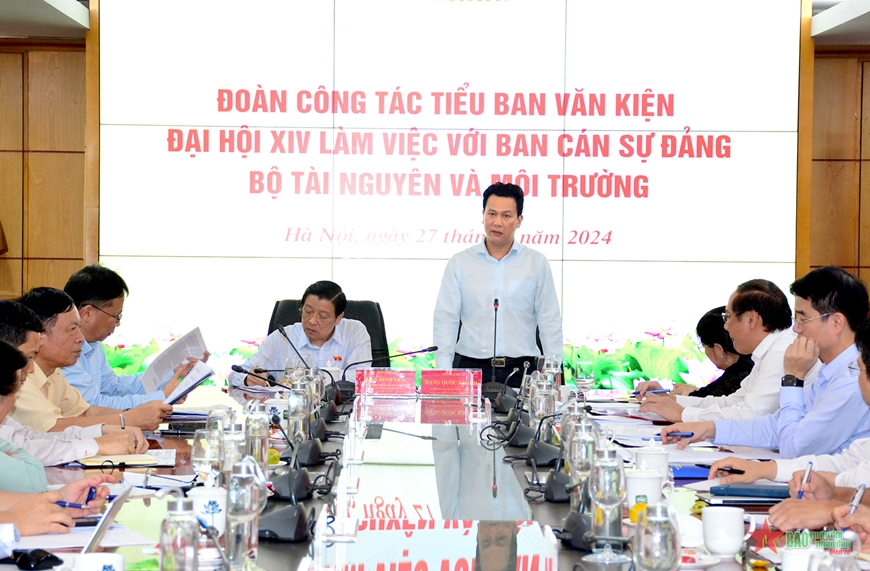 Bộ Tài nguyên và Môi trường xuyên suốt chủ trương không đánh đổi môi trường lấy tăng trưởng kinh tế