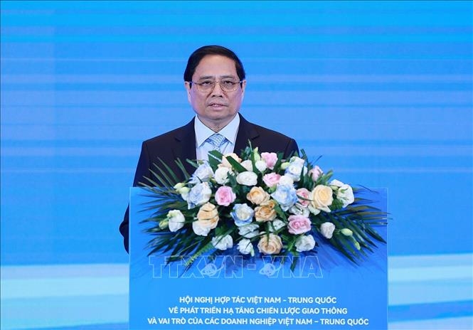 Thủ tướng Phạm Minh Chính và Phó thủ tướng Trung Quốc cùng dự Hội nghị về phát triển hạ tầng Việt Nam – Trung Quốc