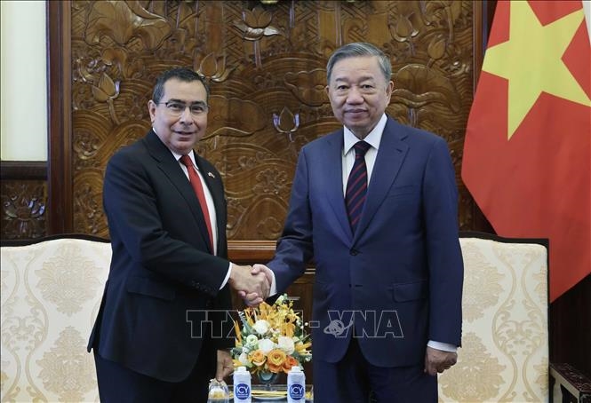 Chủ tịch nước Tô Lâm tiếp các Đại sứ Colombia và Panama chào từ biệt