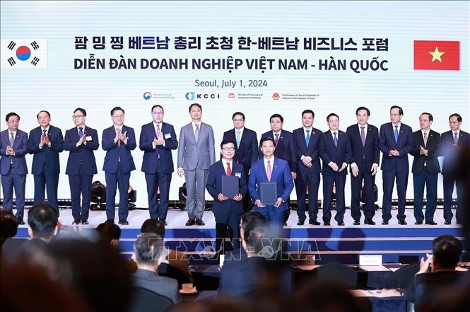 Thủ tướng Chính phủ Phạm Minh Chính dự Diễn đàn doanh nghiệp Việt Nam - Hàn Quốc
