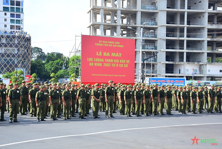 View - 	Chủ tịch nước Tô Lâm dự ra mắt lực lượng bảo vệ ANTT ở TP Hồ Chí Minh