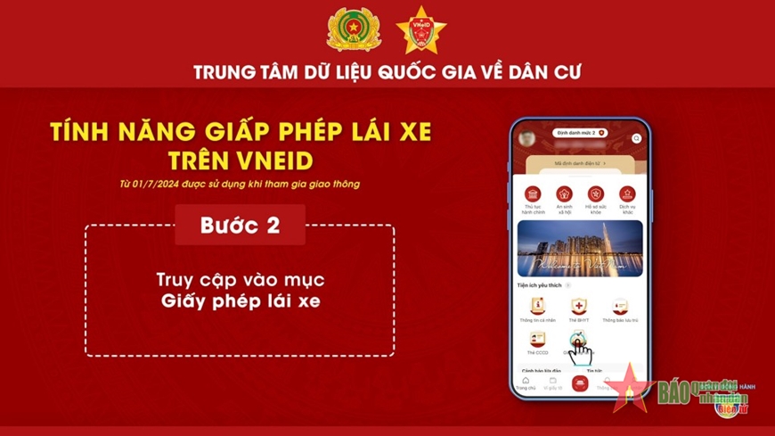 Hà Nội: Phòng Cảnh sát giao thông xử phạt, tạm giữ giấy phép lái xe tích hợp trên VNeID