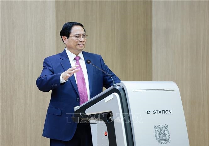 Thủ tướng Chính phủ Phạm Minh Chính phát biểu chính sách tại Đại học Quốc gia Seoul