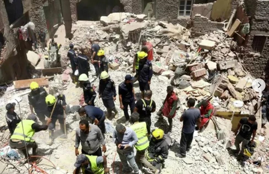 Ít nhất 14 người thiệt mạng trong vụ sập nhà ở Ai Cập