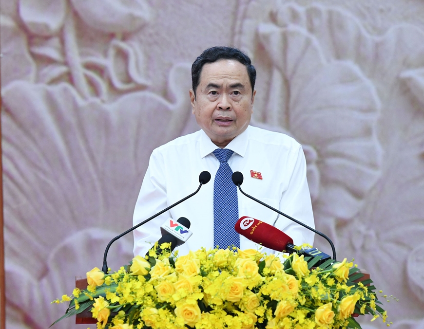 Chủ tịch Quốc hội Trần Thanh Mẫn dự khai mạc Kỳ họp thứ 15, Hội đồng nhân dân tỉnh Bình Phước