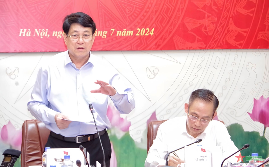 Thường trực Ban Bí thư Lương Cường làm việc với Ban Đối ngoại Trung ương