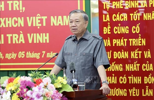 Chủ tịch nước Tô Lâm làm việc với tỉnh Trà Vinh
