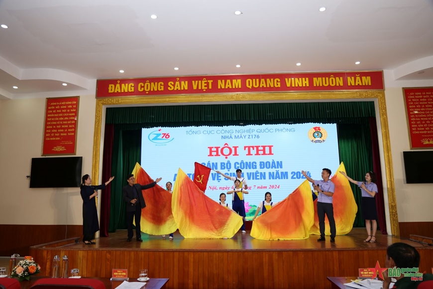 Nhà máy Z176 tổ chức Hội thi Cán bộ công đoàn và an toàn vệ sinh viên năm 2024