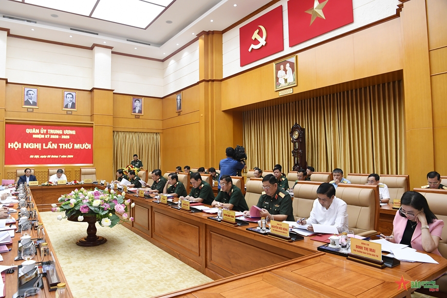 Đảng bộ Quân đội và toàn quân phấn đấu hoàn thành xuất sắc nhiệm vụ quân sự, quốc phòng và công tác xây dựng Đảng 6 tháng cuối năm 2024, xứng đáng với sự kỳ vọng, tin yêu của Đảng, Nhà nước và nhân dân