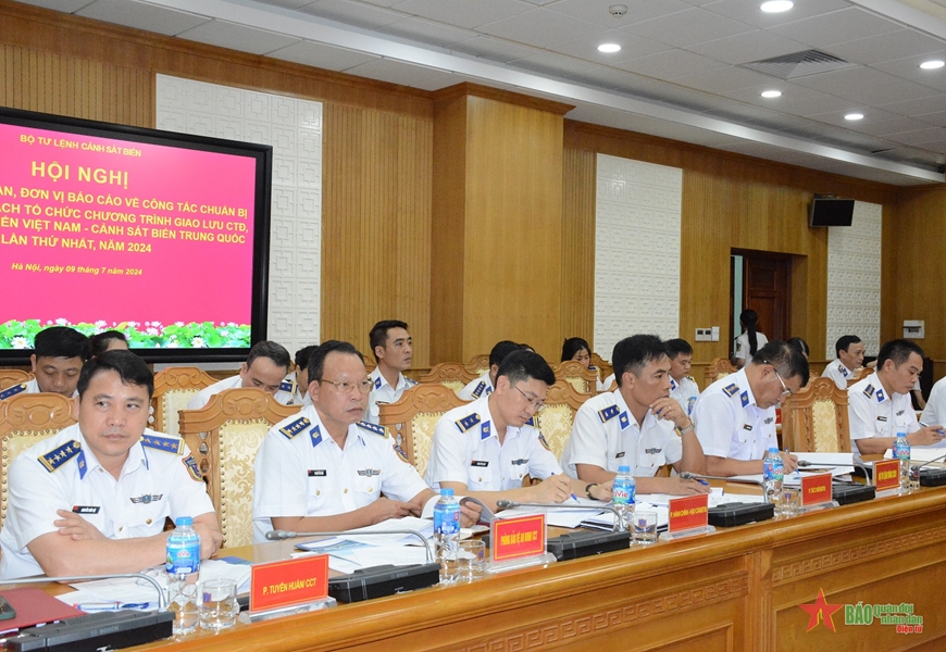 Chuẩn bị chu đáo cho Chương trình giao lưu công tác Đảng, công tác chính trị Cảnh sát biển Việt Nam-Cảnh sát biển Trung Quốc