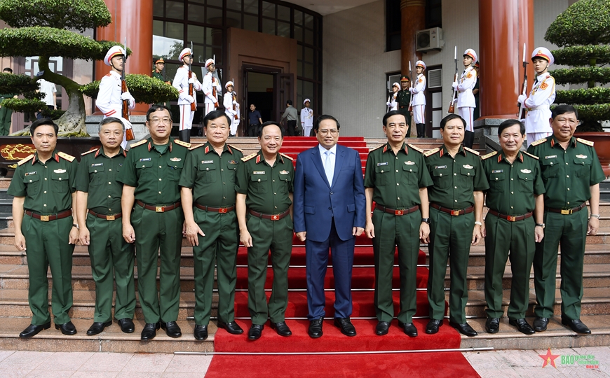 Thủ tướng Phạm Minh Chính dự, chỉ đạo Hội nghị Quân chính toàn quân 6 tháng đầu năm 2024