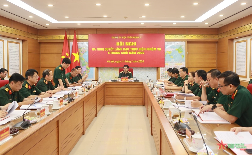 Đảng ủy Học viện Quân y ra nghị quyết lãnh đạo thực hiện nhiệm vụ 6 tháng cuối năm 2024