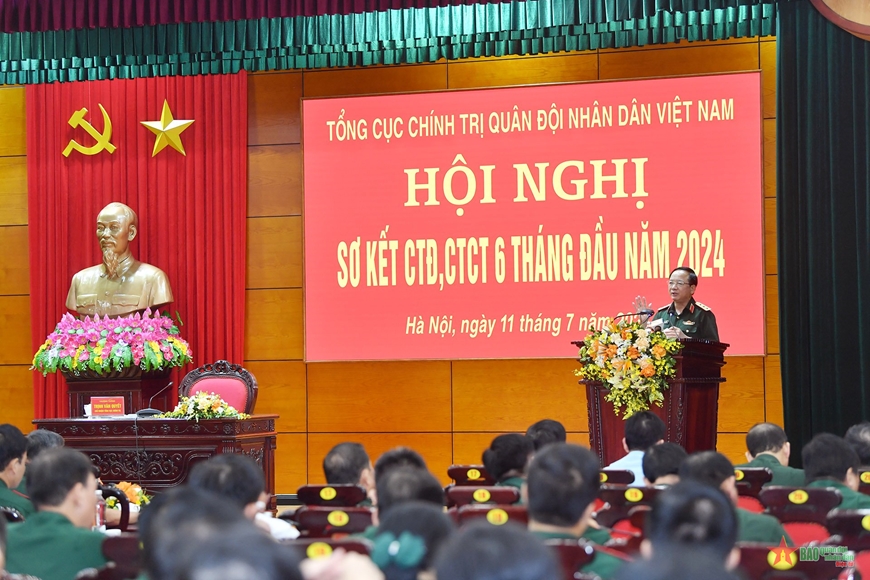 View - 	Sơ kết công tác Đảng, công tác chính trị toàn quân 6 tháng đầu năm