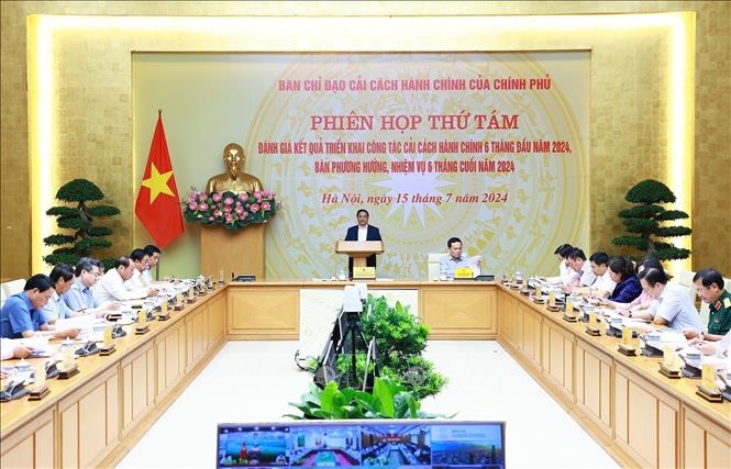 Thủ tướng Phạm Minh Chính chủ trì Phiên họp thứ tám, Ban Chỉ đạo Cải cách hành chính của Chính phủ