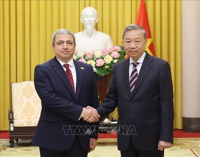 Chủ tịch nước Tô Lâm tiếp nhóm Đại sứ các nước thuộc Tổ chức các quốc gia Turkic