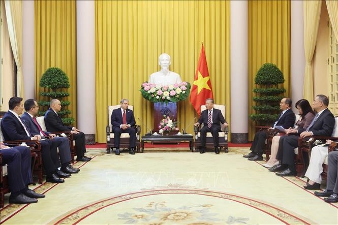Chủ tịch nước Tô Lâm tiếp nhóm Đại sứ các nước thuộc Tổ chức các quốc gia Turkic