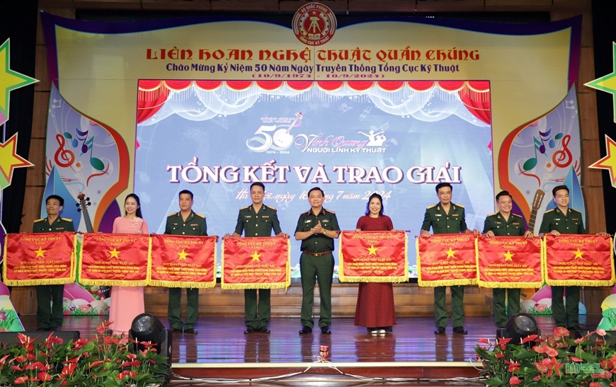 Bế mạc Liên hoan nghệ thuật quần chúng Tổng cục Kỹ thuật năm 2024