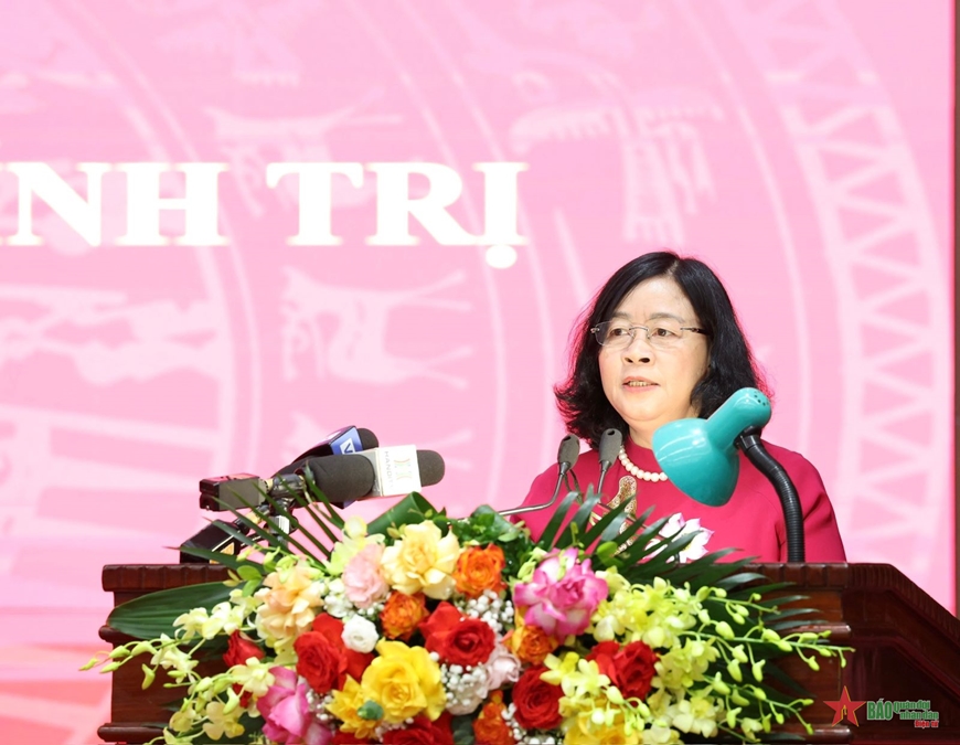 Đồng chí Bùi Thị Minh Hoài giữ chức vụ Bí thư Thành ủy Hà Nội