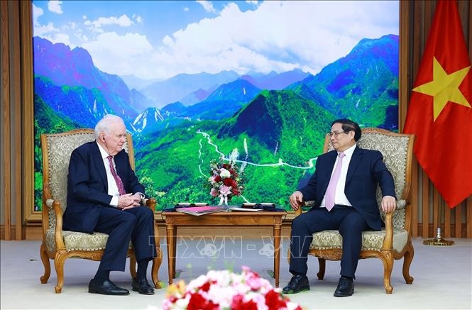 Thủ tướng Phạm Minh Chính tiếp nguyên Giám đốc Chương trình Việt Nam tại Havard
