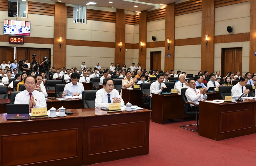 Chủ tịch Quốc hội dự khai mạc Kỳ họp thứ 18, HĐND thành phố Hải Phòng